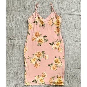🍂6 for $10🍂Forever21 Pink/Yellow Floral Dress